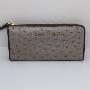 Dooney & Bourke Silver Textured Wallet